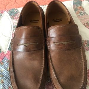 Clarks Penny Loafers